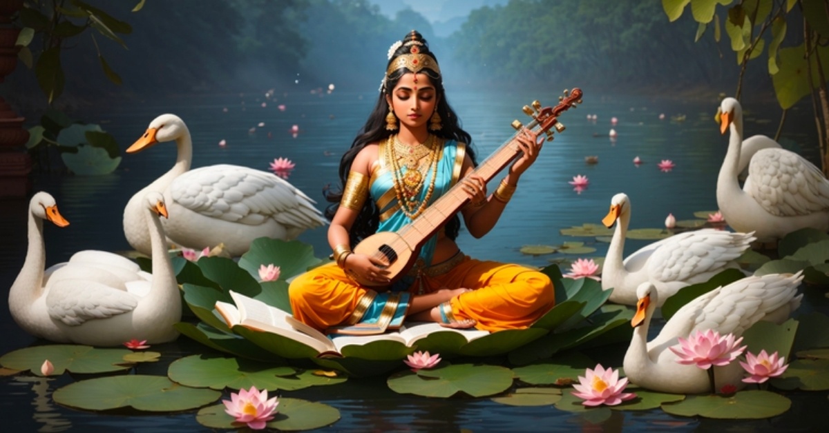 Saraswati: Goddess Of Knowledge, Music, Art, Speech, Wisdom, And Learning